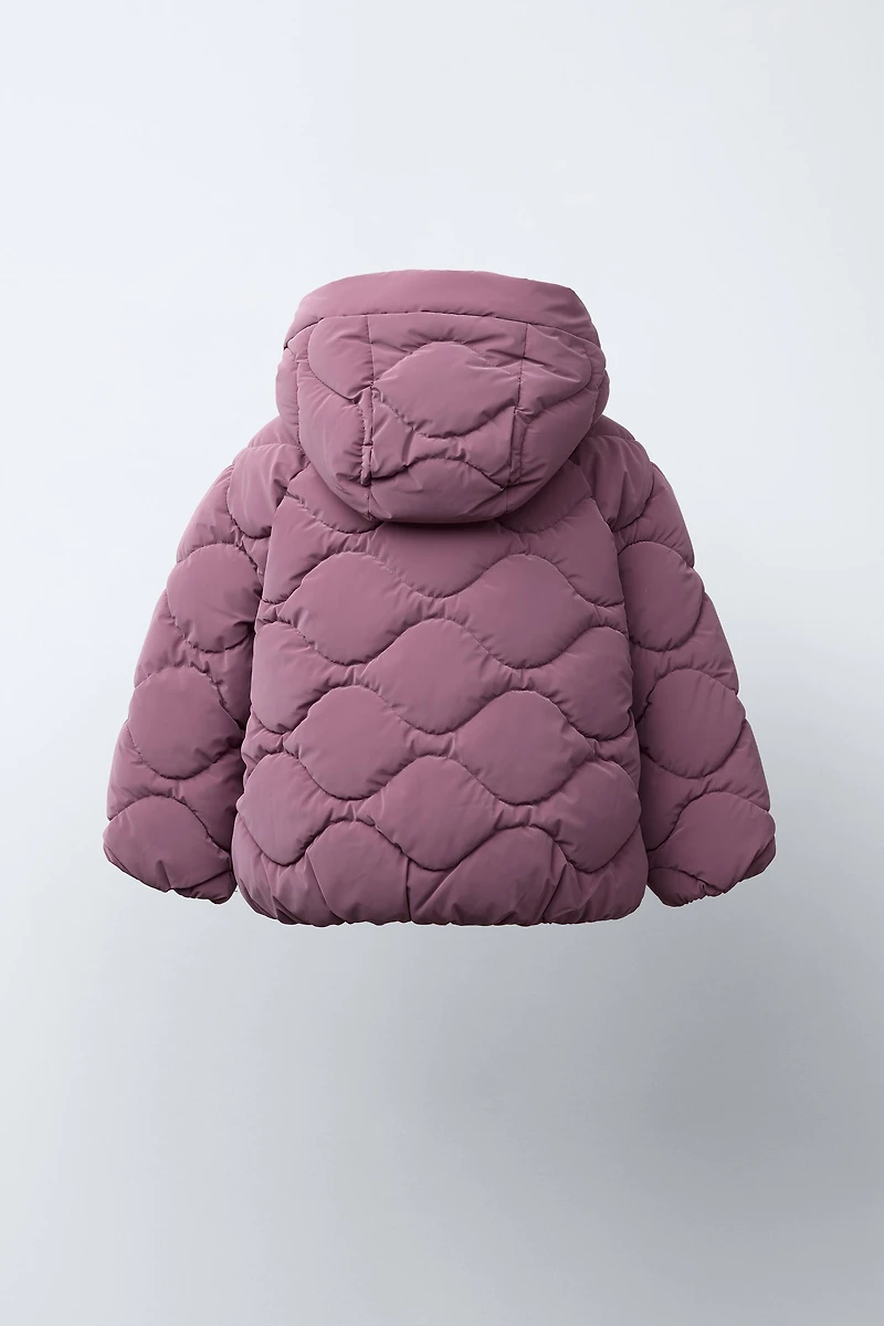 VESTE REMBOURRÉE EFFET GOMMÉ