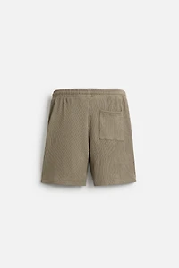 IRREGULAR TEXTURED SHORTS