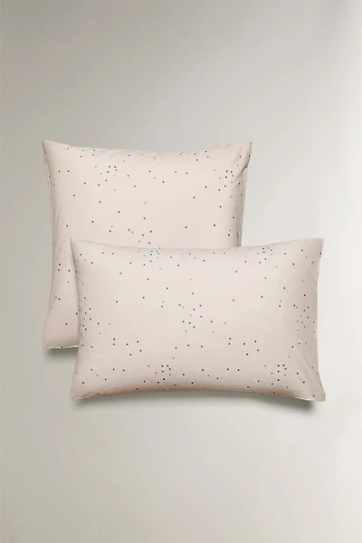 TAIE D’OREILLER ENFANT COTON ÉTOILES