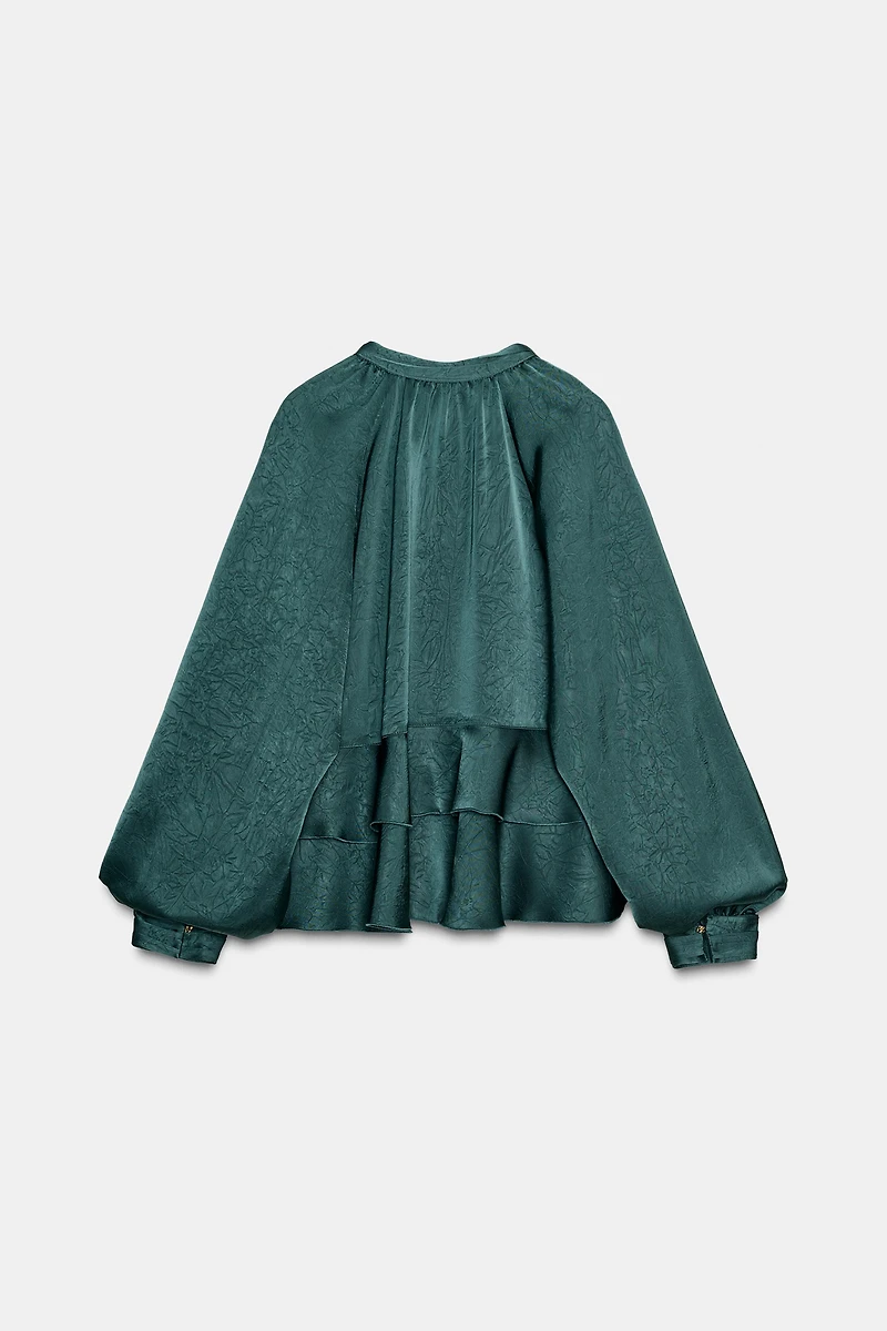 RUFFLED BLOUSE