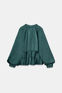RUFFLED BLOUSE