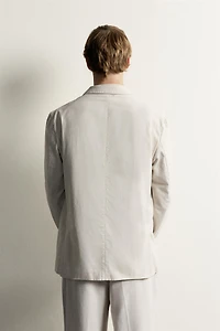 WASHED EFFECT RELAXED FIT BLAZER