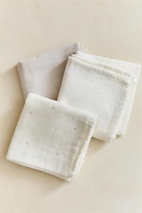 SET OF CHILDREN’S MOON MUSLIN CLOTHS (SET OF 3)