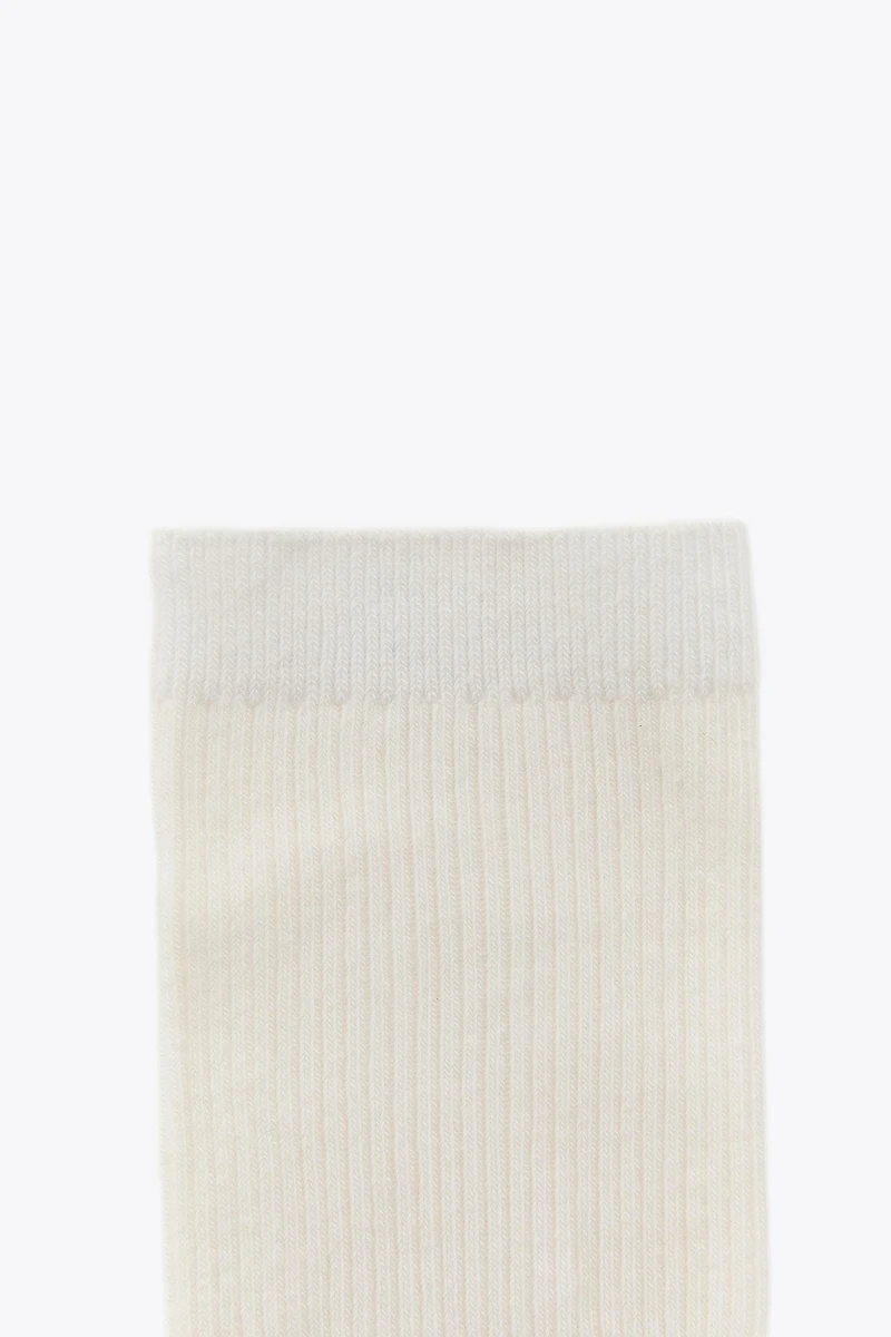FINE RIBBED SOCKS