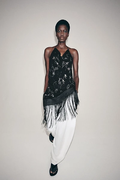 TOP BRODERIES FRANGES ZW COLLECTION