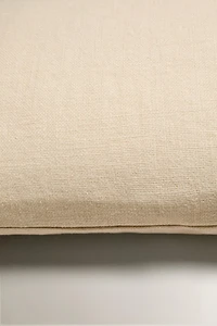 PLAIN LINEN THROW PILLOW COVER