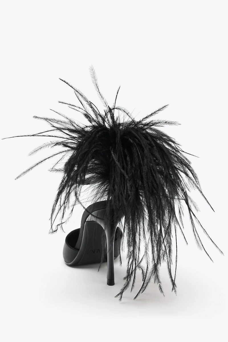 FEATHER FANTASY HEELS