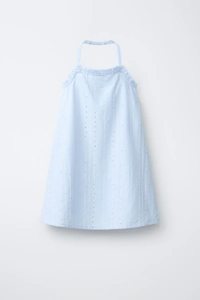 EMBROIDERED SEQUIN DRESS