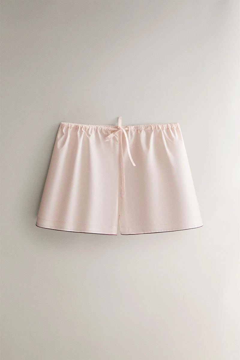 POPLIN SHORTS