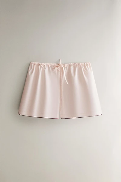 POPLIN SHORTS