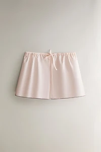 POPLIN SHORTS