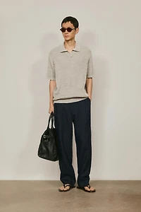 Cable-knit polo sweater - LIMITED EDITION