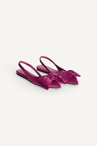 LIMITED EDITION SLINGBACKS WITH MAXI BOW