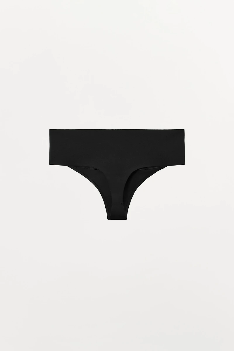 TANGA MÉLANGE POLYAMIDE AVEC TAILLE CROISÉE