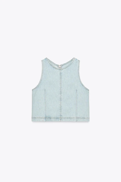Z1975 SHORT DENIM TOP