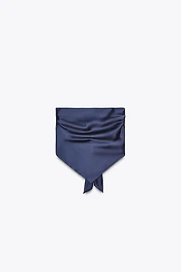 TOP FOULARD SATINÉ