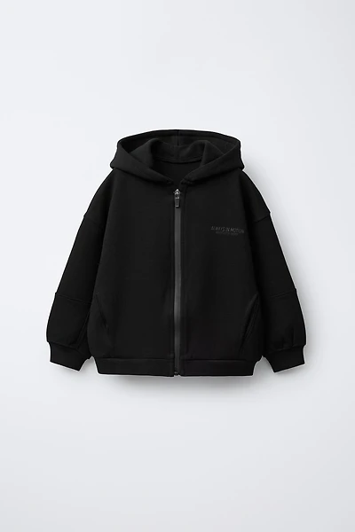 INTERLOCK ZIP SWEATSHIRT
