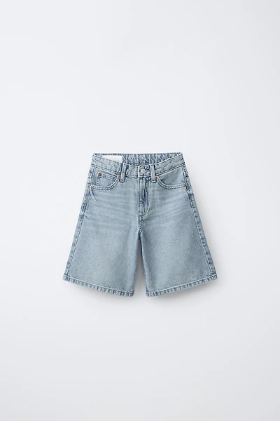 LONG DENIM SHORTS