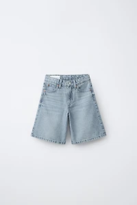 LONG DENIM SHORTS