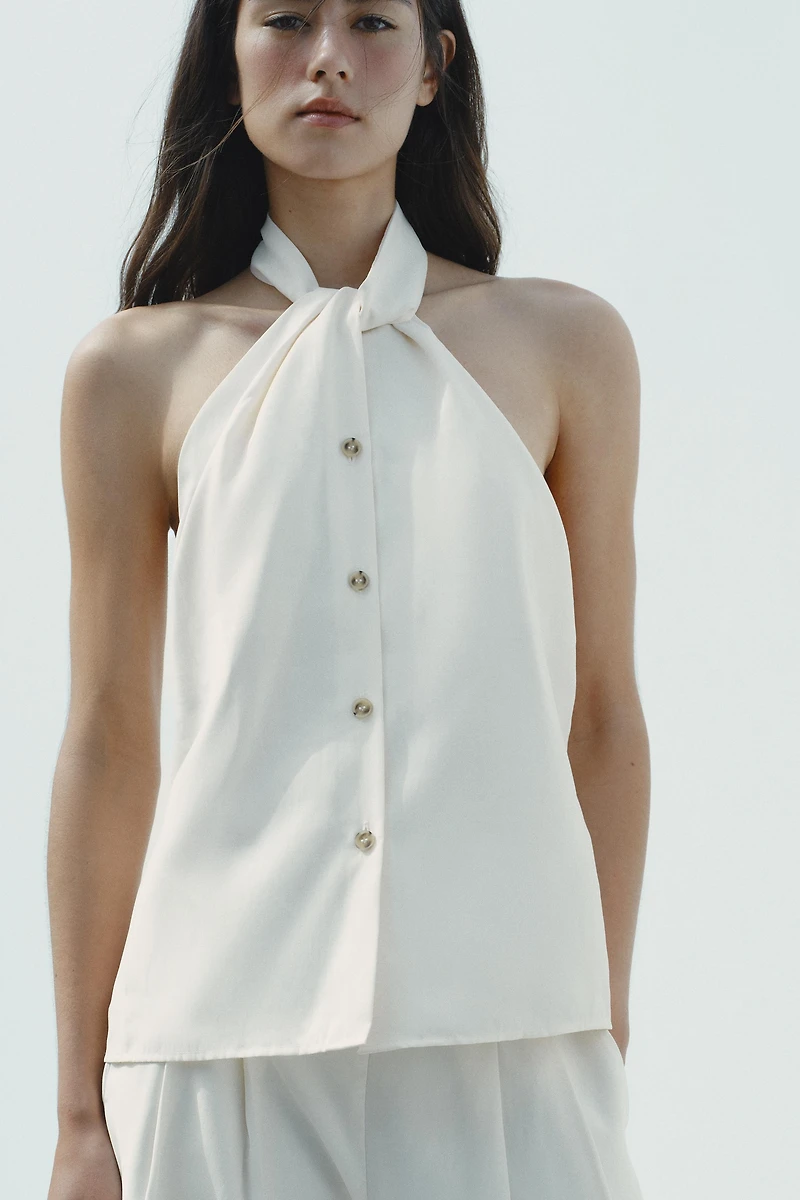 HALTER VEST TOP