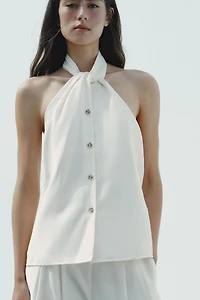 HALTER VEST TOP