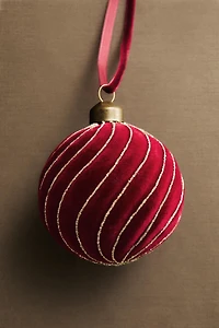 CHRISTMAS TREE SPIRAL BALL ORNAMENT