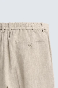 PANTALON REGULAR FIT 100% LIN