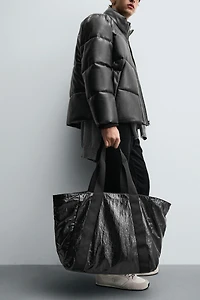 SAC SHOPPER EFFET BRILLANT