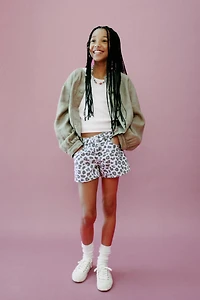 ANIMAL PRINT SHORTS
