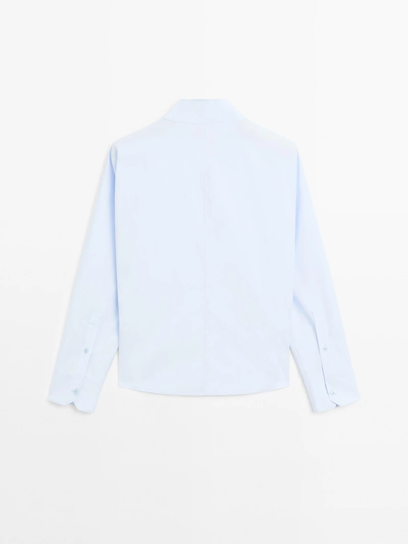 100% cotton poplin shirt