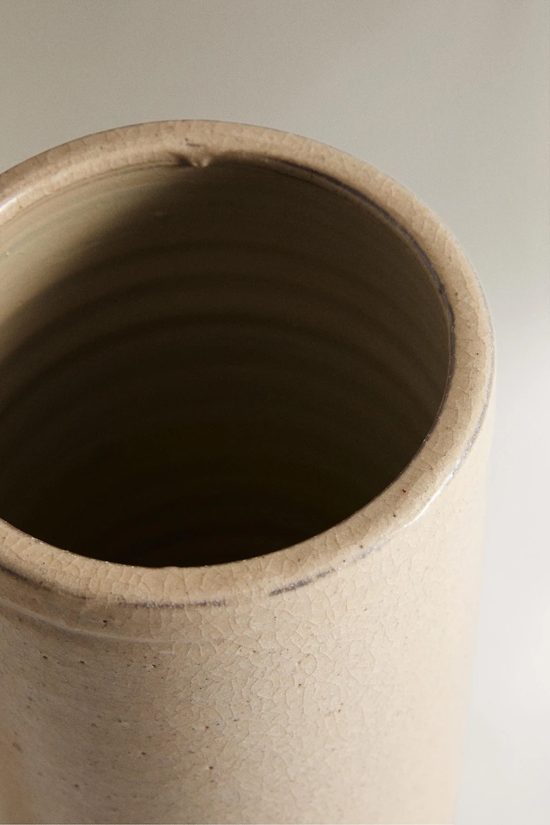 VASE CÉRAMIQUE CYLINDRIQUE
