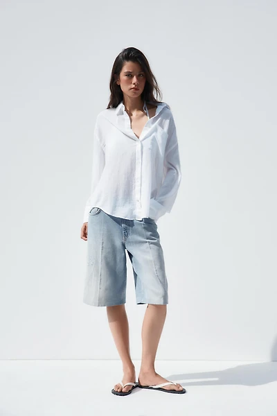 CHEMISE OVERSIZE EN GASE