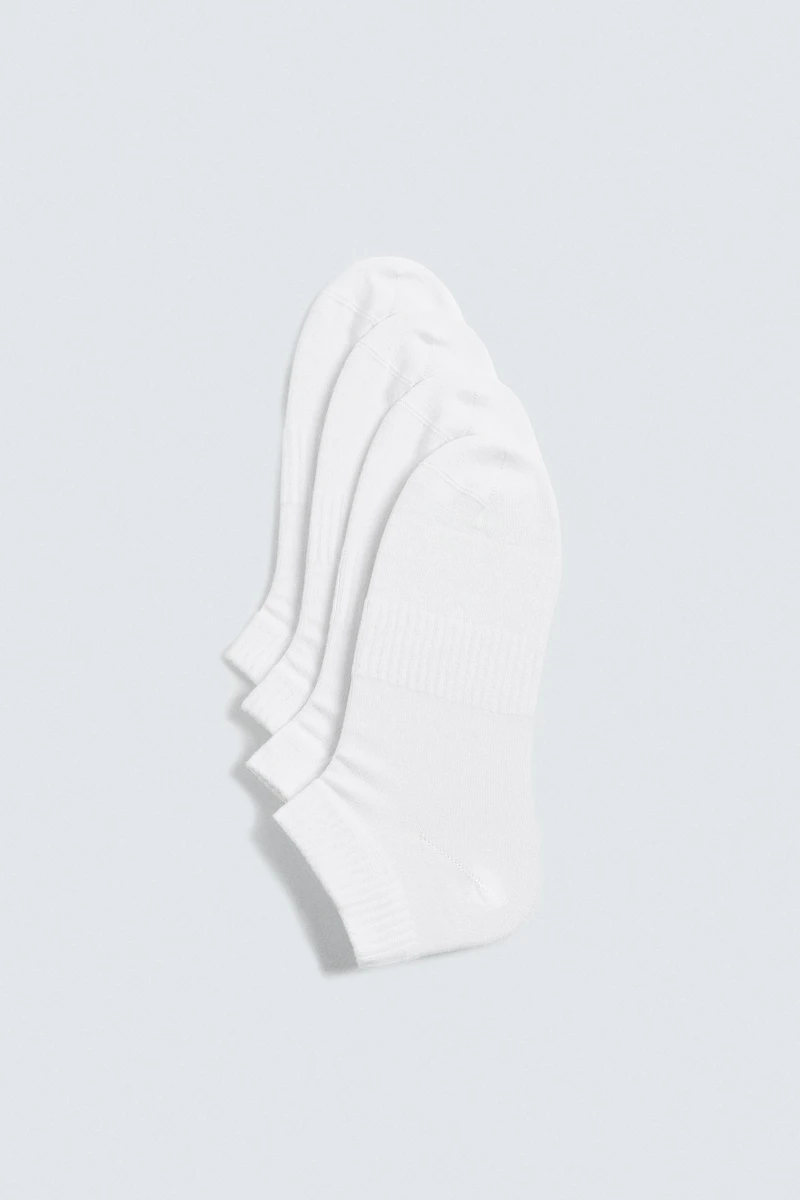 4-PACK BASIC ANKLE SOCKS