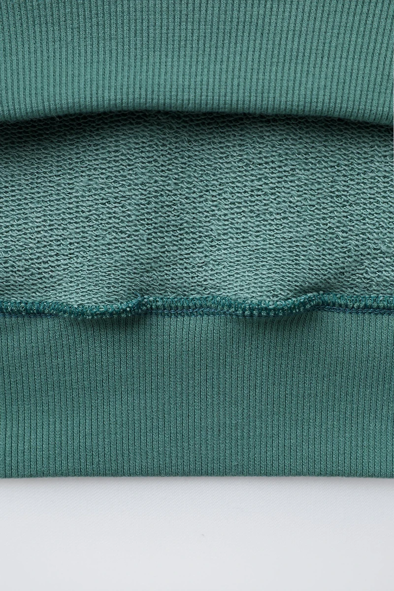 SHORT SLEEVE SKATE PATCH HOODIE