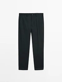 Cotton blend semi joggers