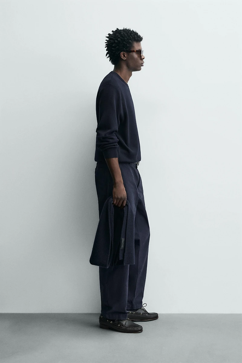 REGULAR FIT COTTON JUMPER