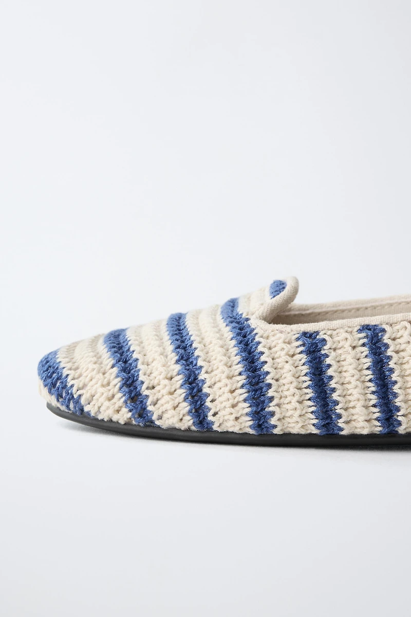 CROCHET BALLET FLATS