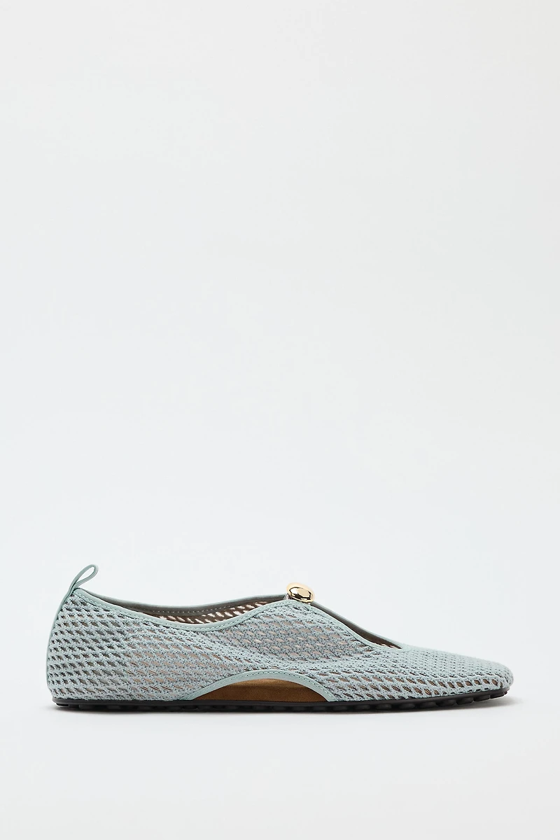 MESH SPORTY BALLET FLATS