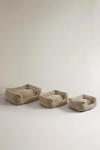 FAUX SHEARLING PET BED