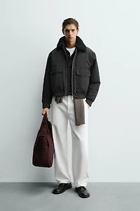 COMBINATION BOMBER JACKET