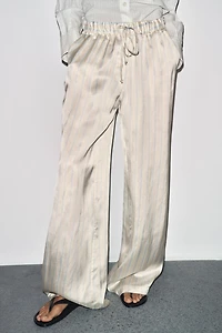 STRIPED PAJAMA PANTS ZW COLLECTION