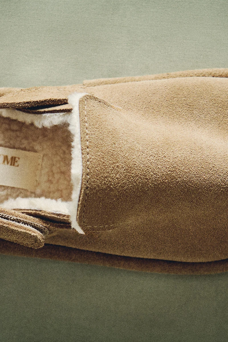 CHILDREN'S WARM LEATHER CLOGS