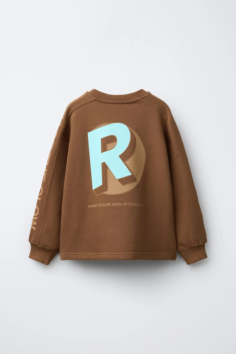 TEXT SWEATSHIRT