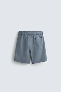 SHORT EN TWILL COUPE DÉCONTRACTÉE