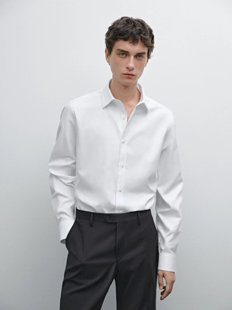 Chemise oxford slim 100 % coton
