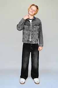 FLARE FRAYED JEANS