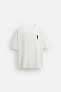 MUSICAL NOTE EMBROIDERED T-SHIRT