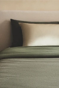 STRIPED COTTON DUVET COVER