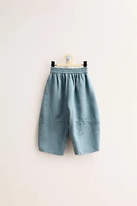 ZARA TIMELESS - PANTALON BALLON COUPES 100 % LIN