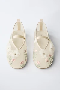 FLORAL BALLET FLATS